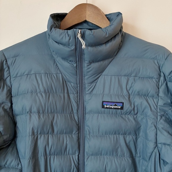 Patagonia Men's Down Sweater Jacket Small Blue Grey - Picture 2 of 12
